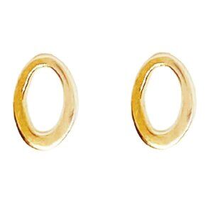 NWOT Oval Hammered Studs